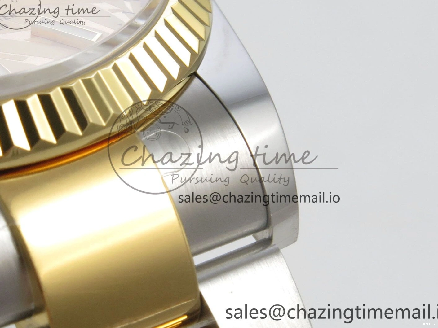 MiroTime 0510 Unisex DateJust 36 SS YG ARF 1:1 Best Edition 904L Steel YG Leaf Dial on Oyster Bracelet SH 92